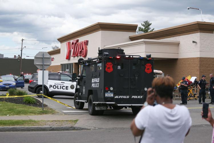 10 people killed in a racially motivated mass shooting at a Buffalo supermarket, police say