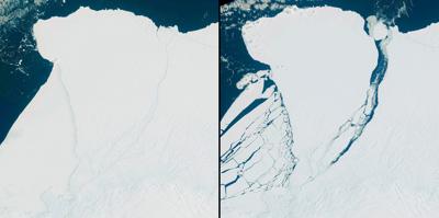 Iceberg roughly the size of London breaks off in Antarctica