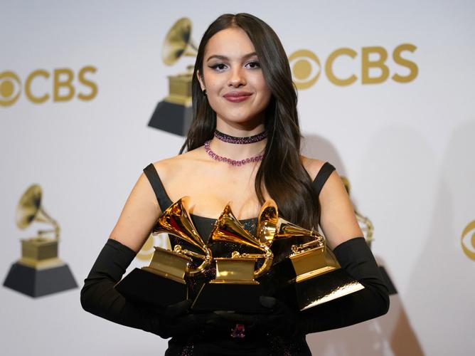 Olivia Rodrigo accidentally broke one of her Grammy Awards
