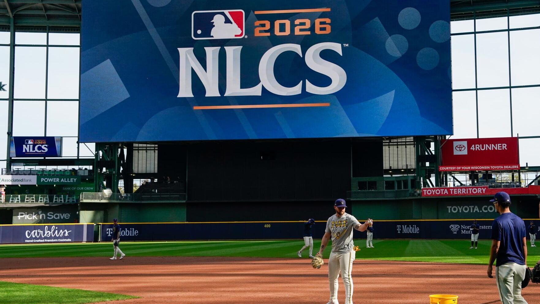 NLCS Dodgers Brewers Baseball