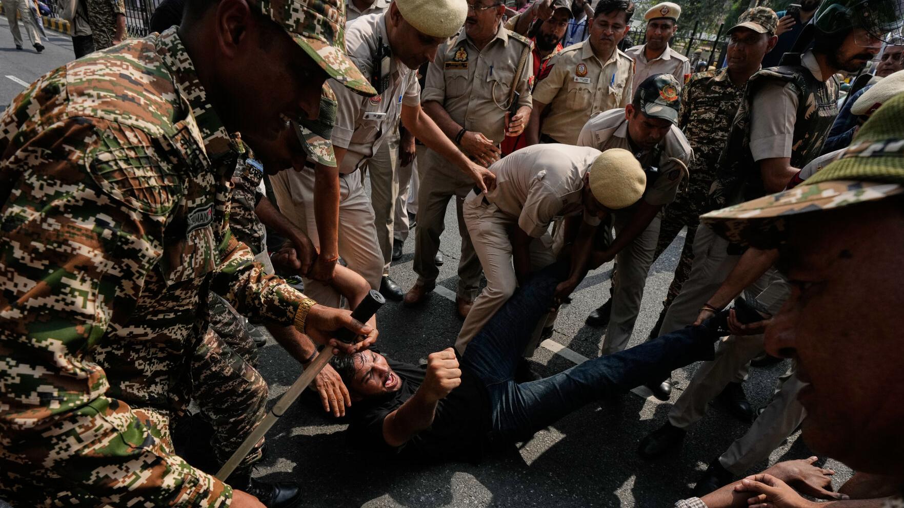 India cracks down on youth protests over contentious voter list revision, in photos