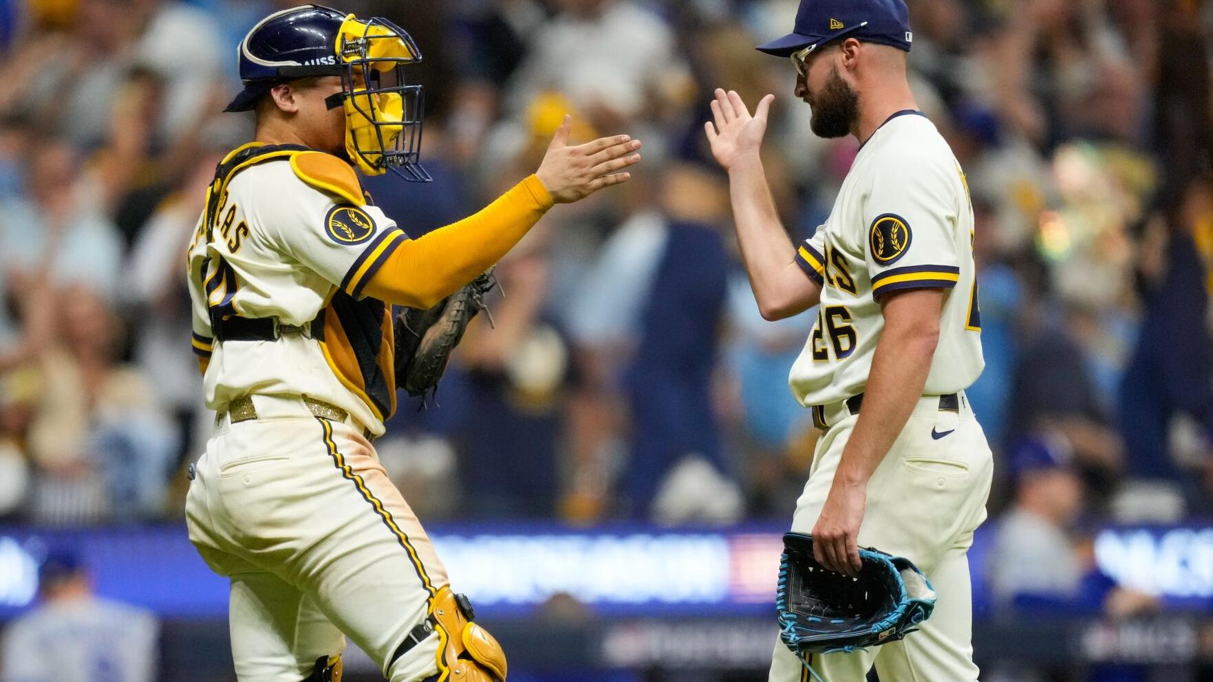 NLCS Dodgers Brewers Baseball