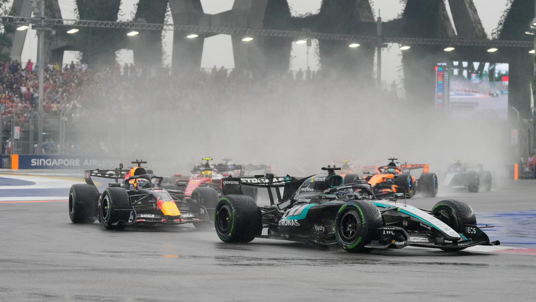 Singapore F1 GP Auto Racing