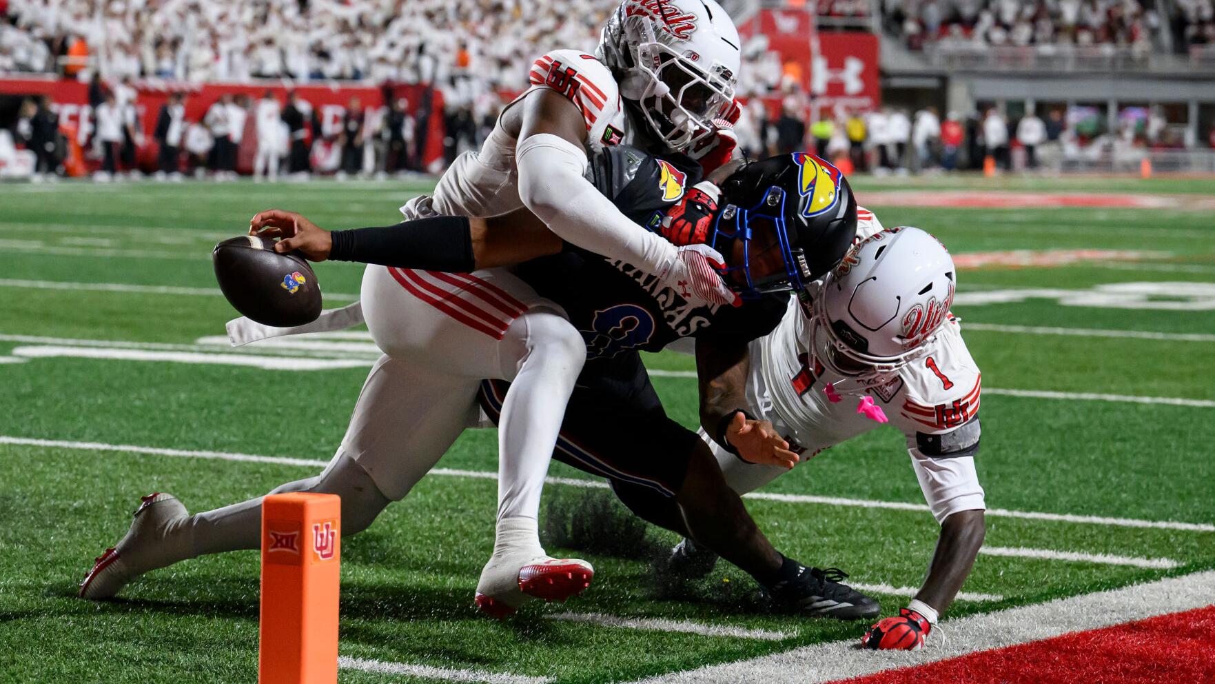 APTOPIX Kansas Utah Football