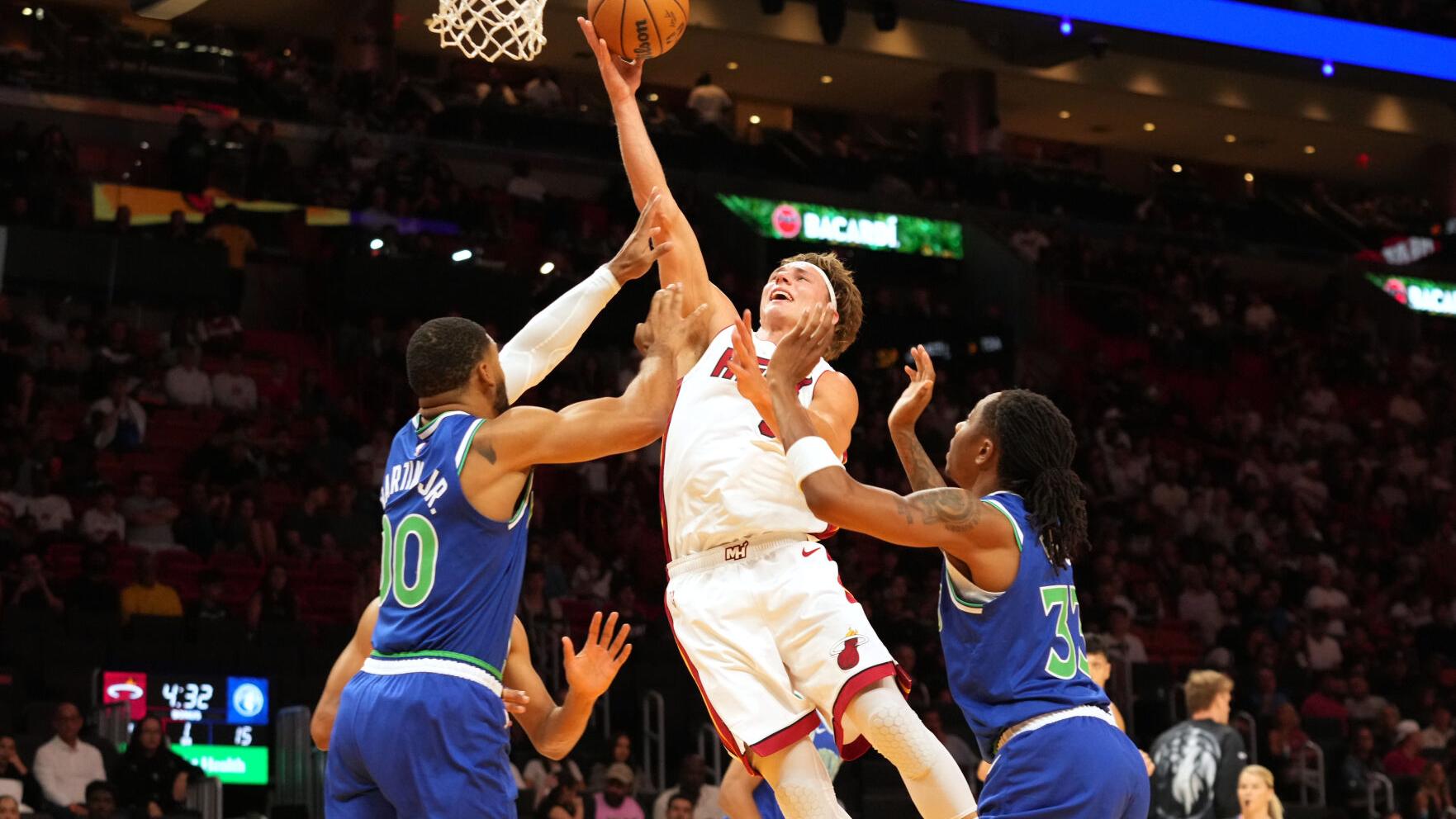 Timberwolves Heat Basketball