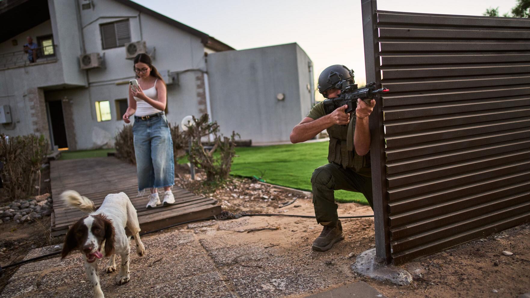 Mideast Wars Gaza View from Israel