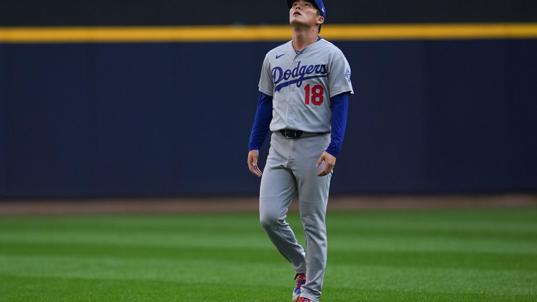 NLCS Dodgers Brewers Baseball