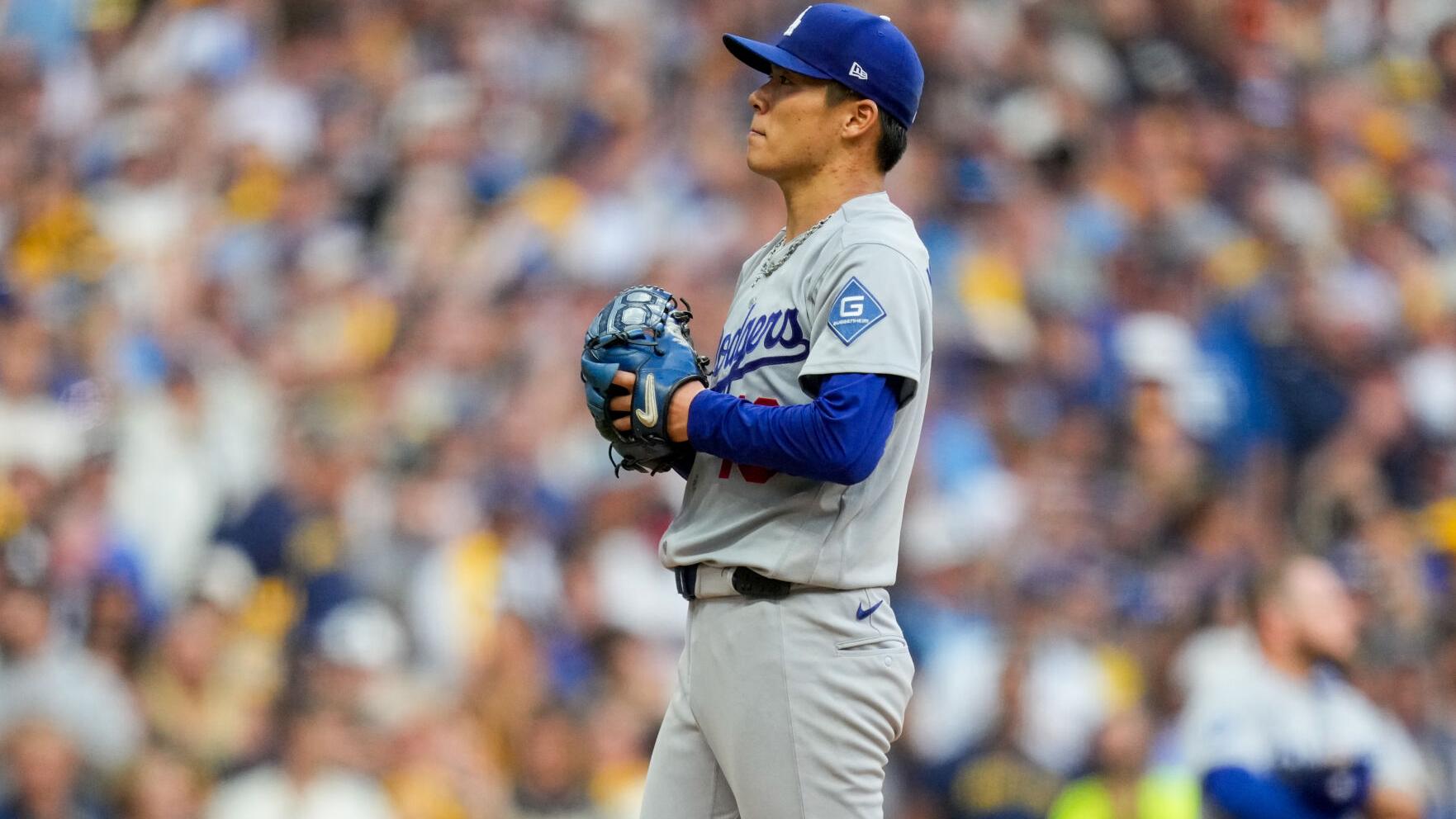 NLCS Dodgers Brewers Baseball