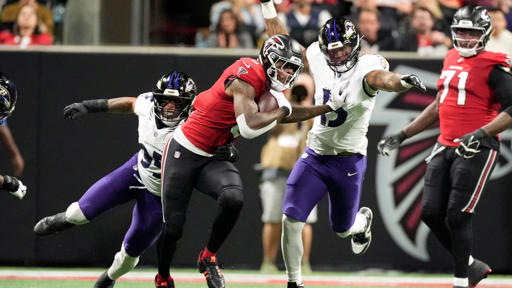 APTOPIX Ravens Falcons Football