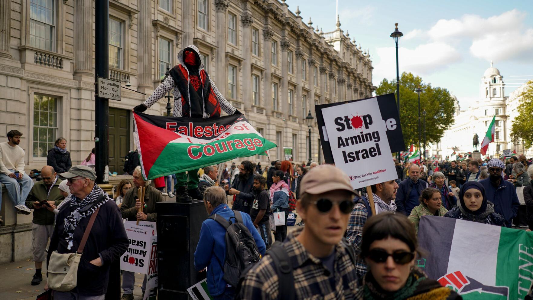 Britain Israel Palestinians Protest