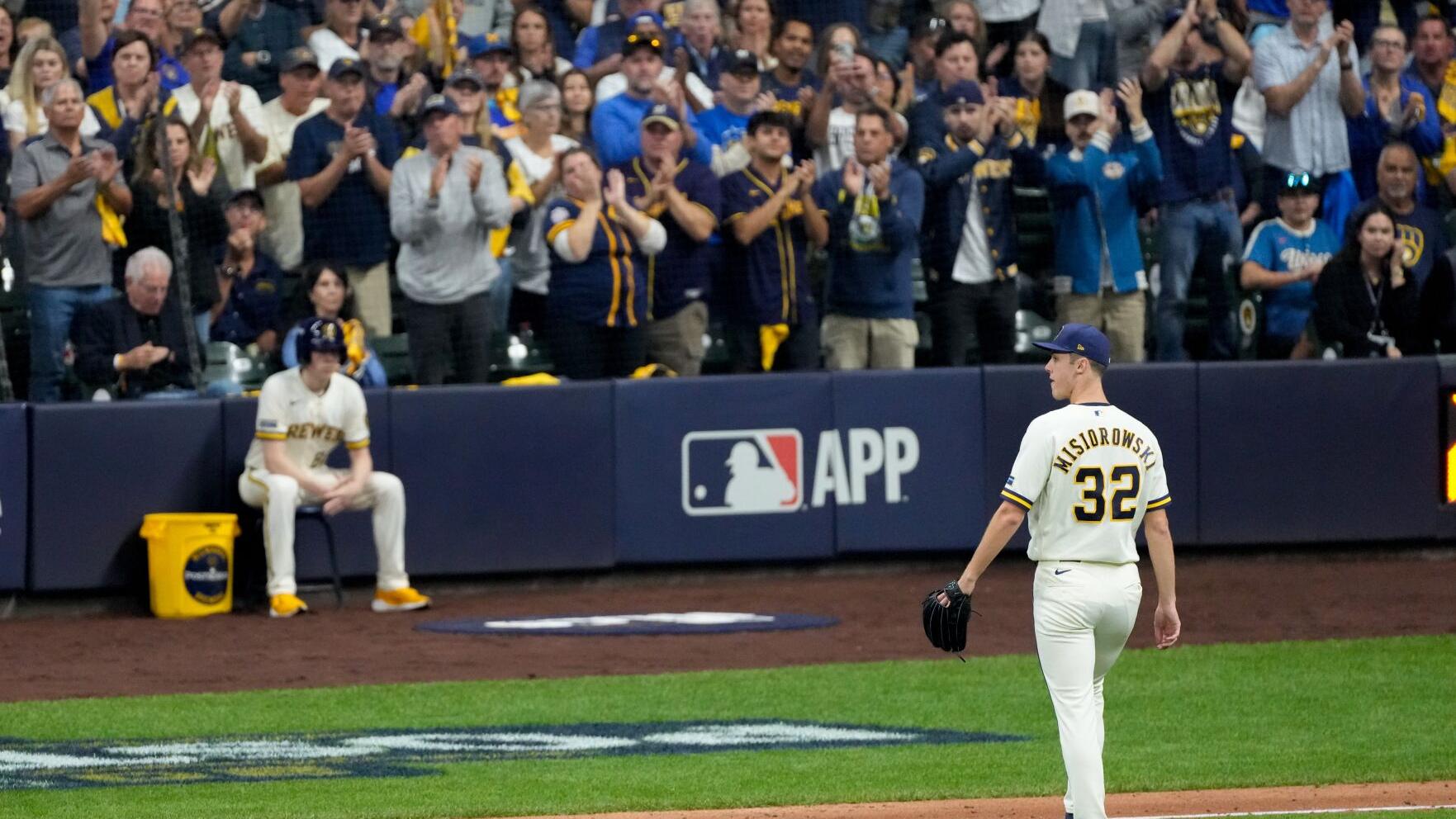 NLCS Dodgers Brewers Baseball