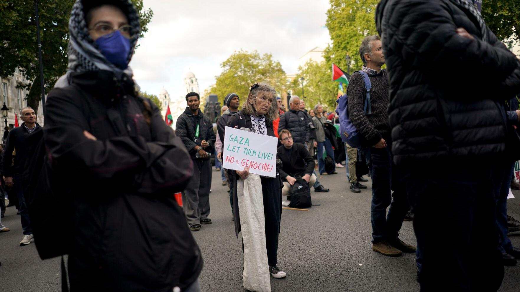 Britain Israel Palestinians Protest