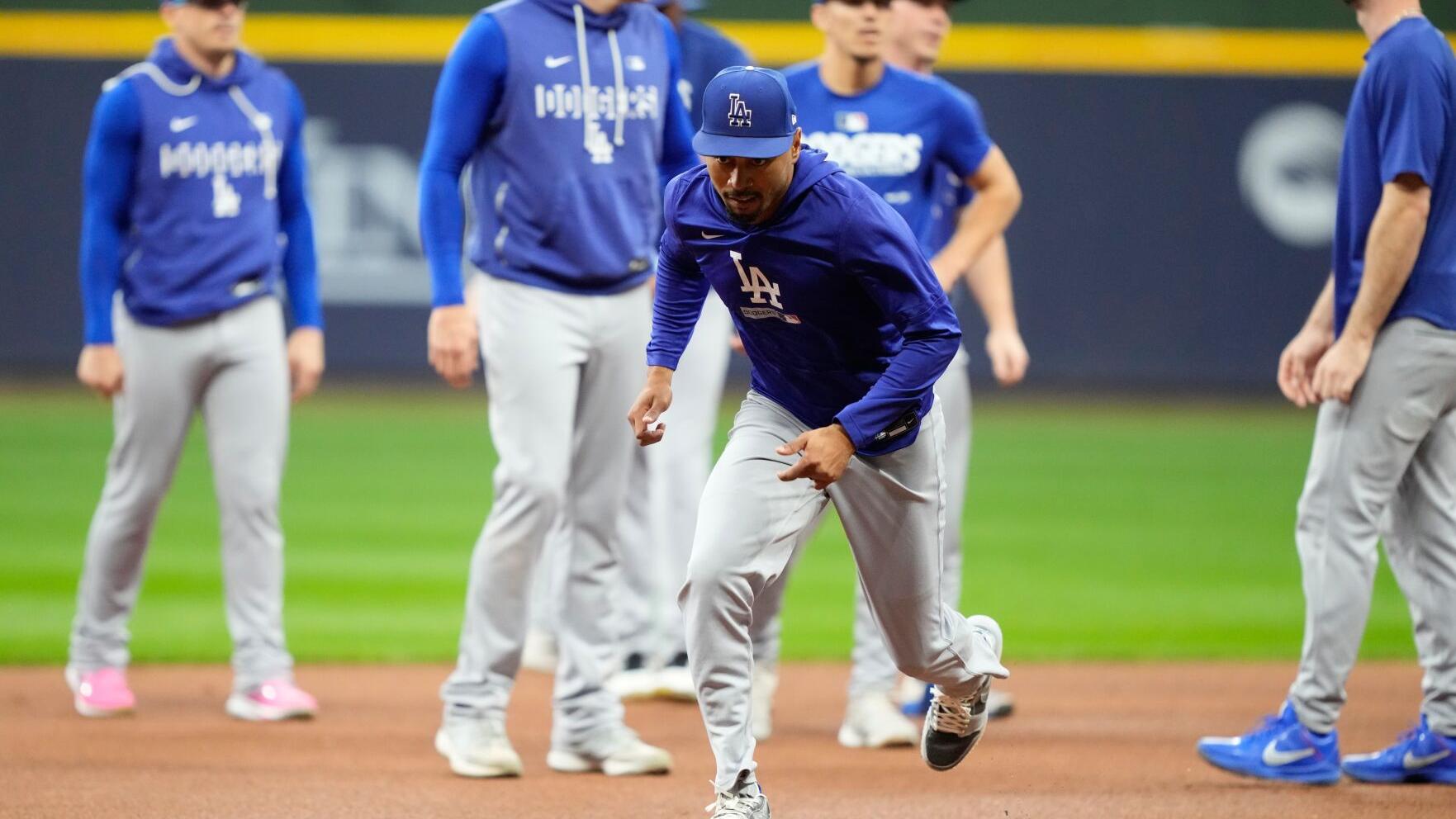 NLCS Dodgers Brewers Baseball