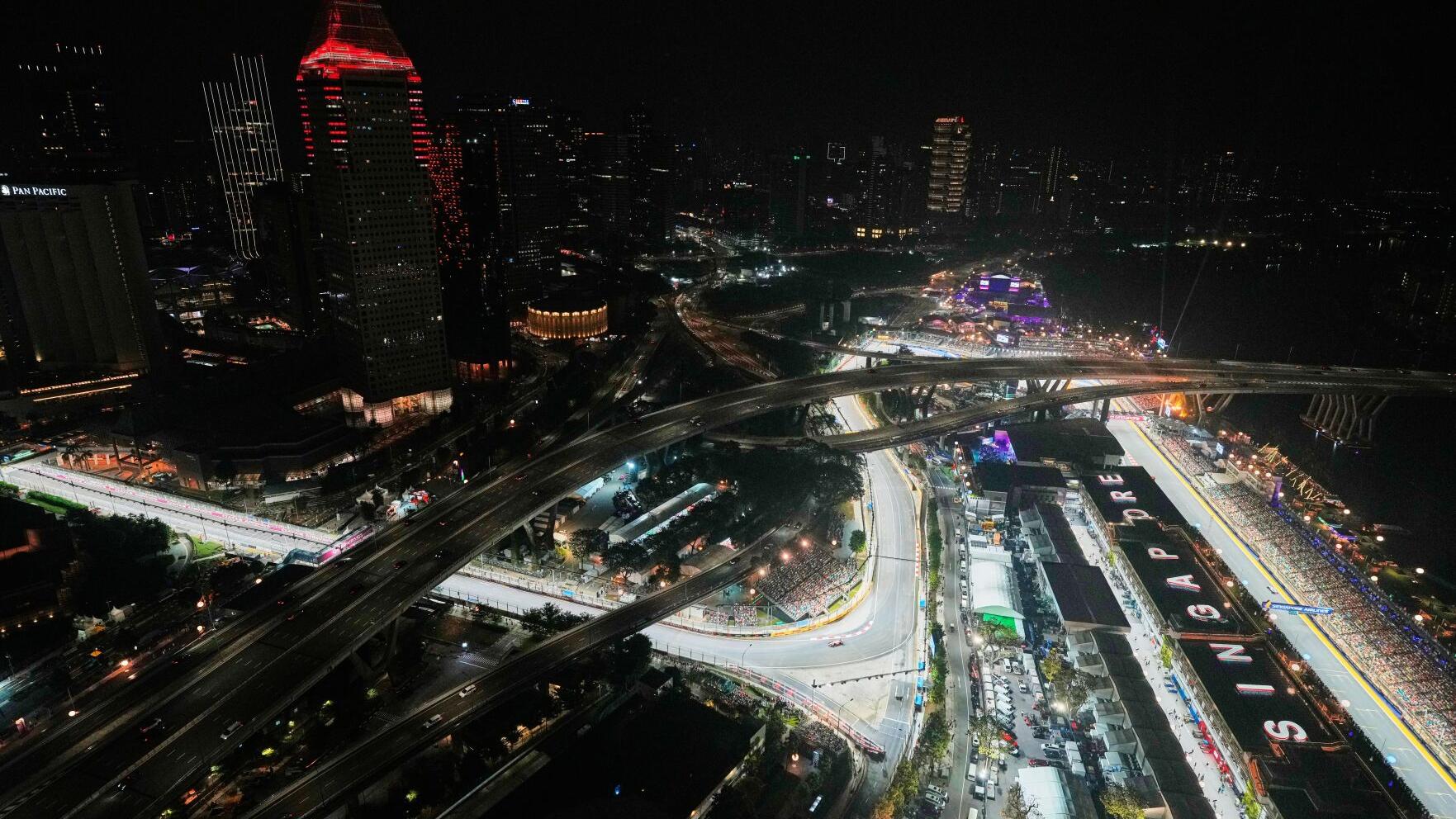 Singapore F1 GP Auto Racing