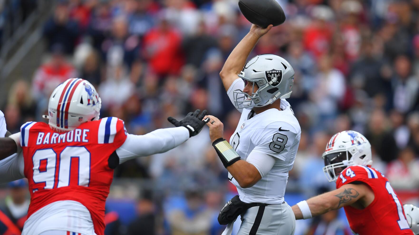 Raiders Patriots Football