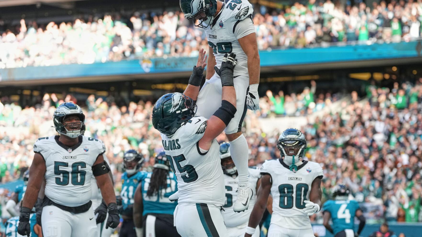 APTOPIX Eagles Jaguars Football