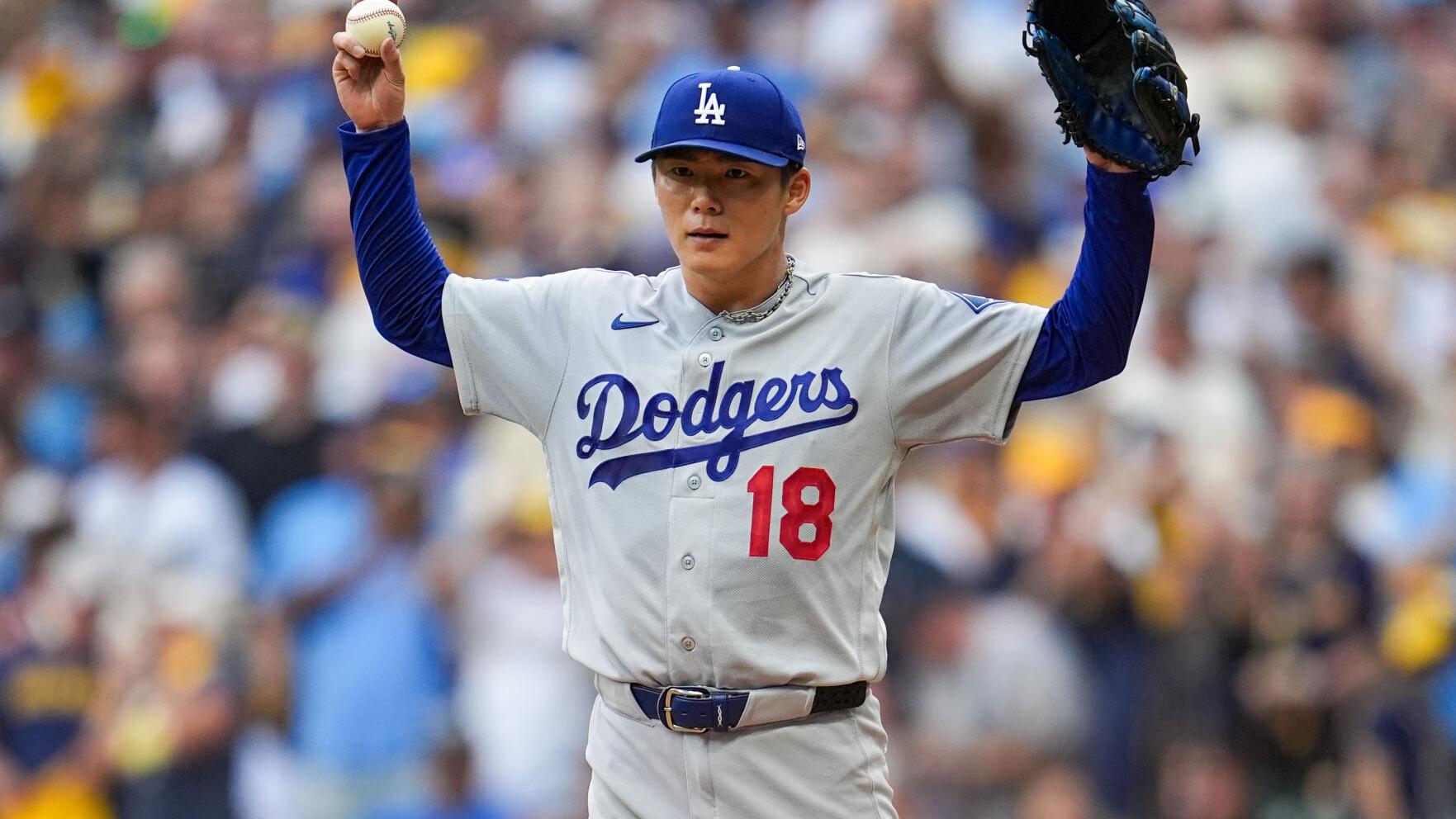 NLCS Dodgers Brewers Baseball