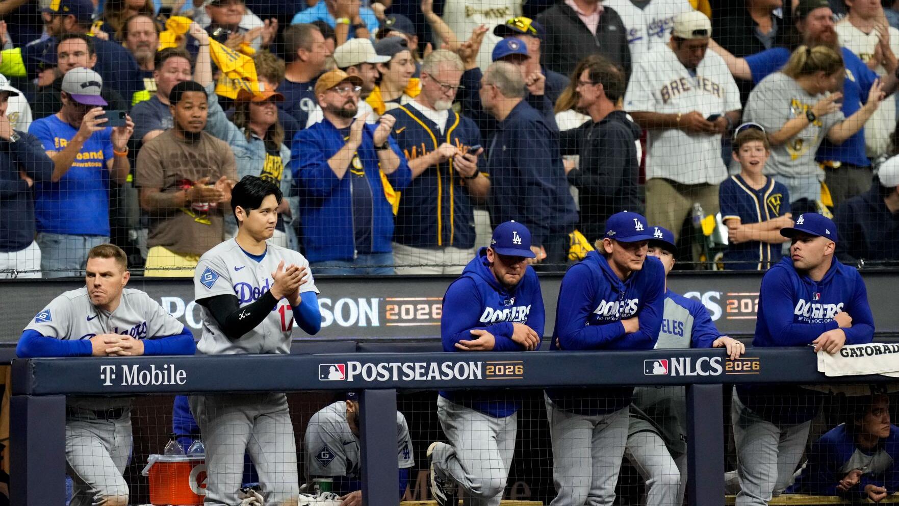 NLCS Dodgers Brewers Baseball