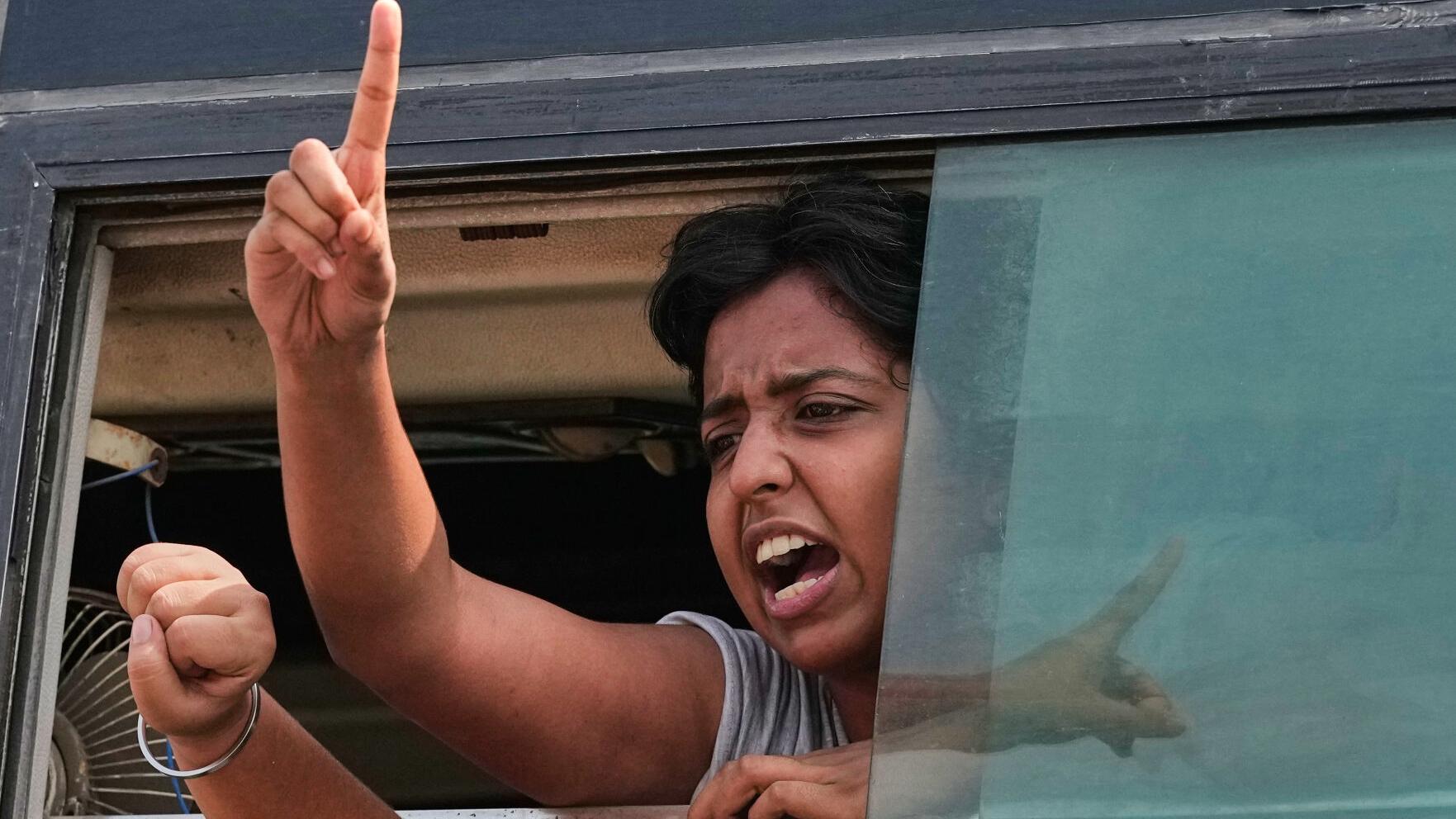 India Cockroach Protest