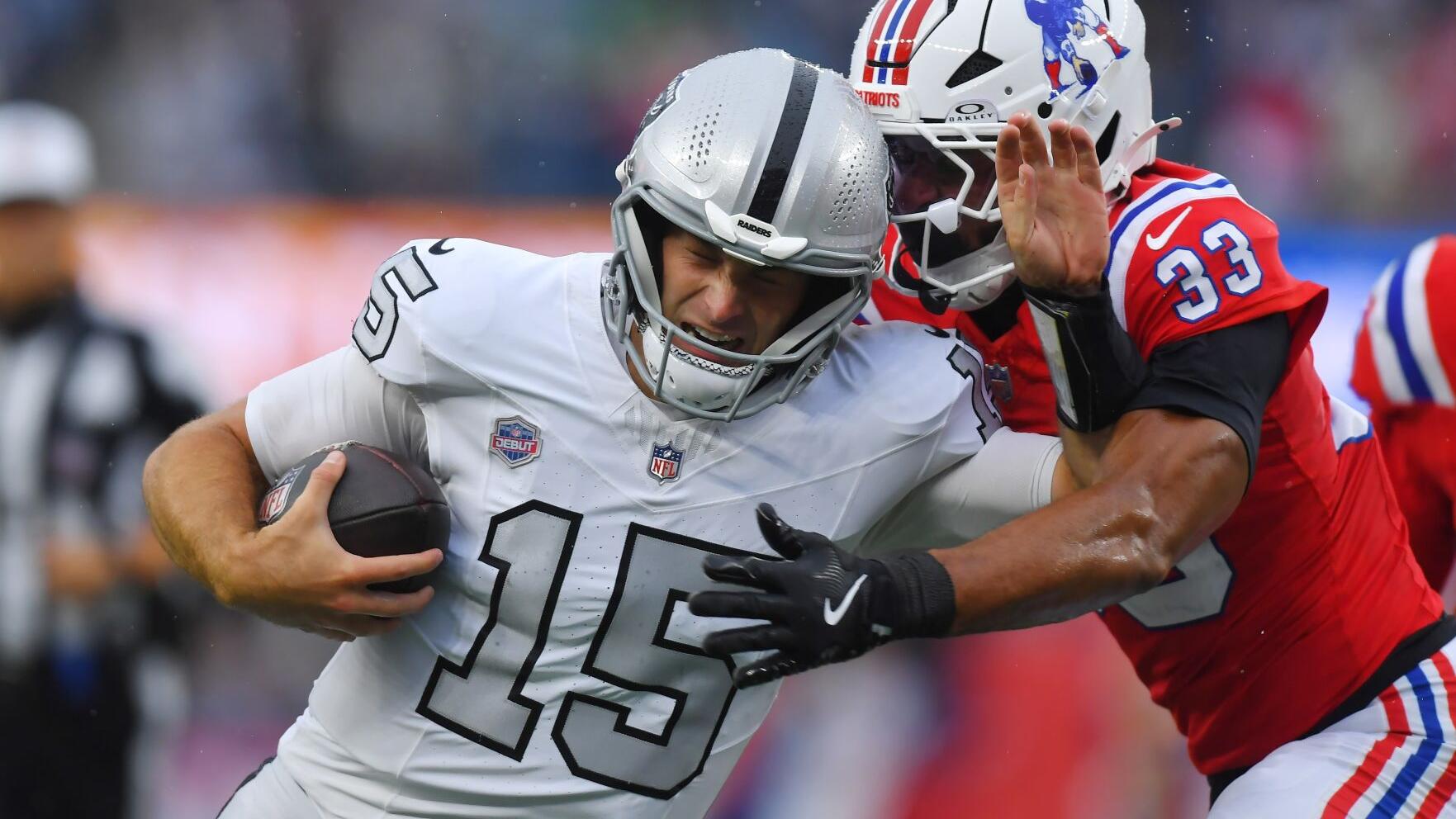 Raiders Patriots Football