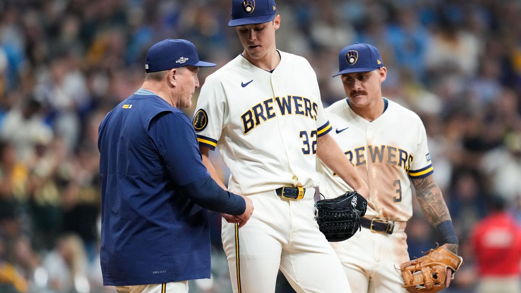NLCS Dodgers Brewers Baseball