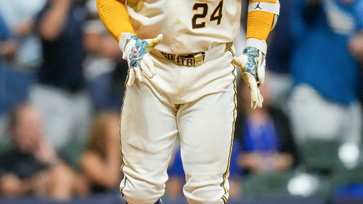 APTOPIX NLCS Dodgers Brewers Baseball