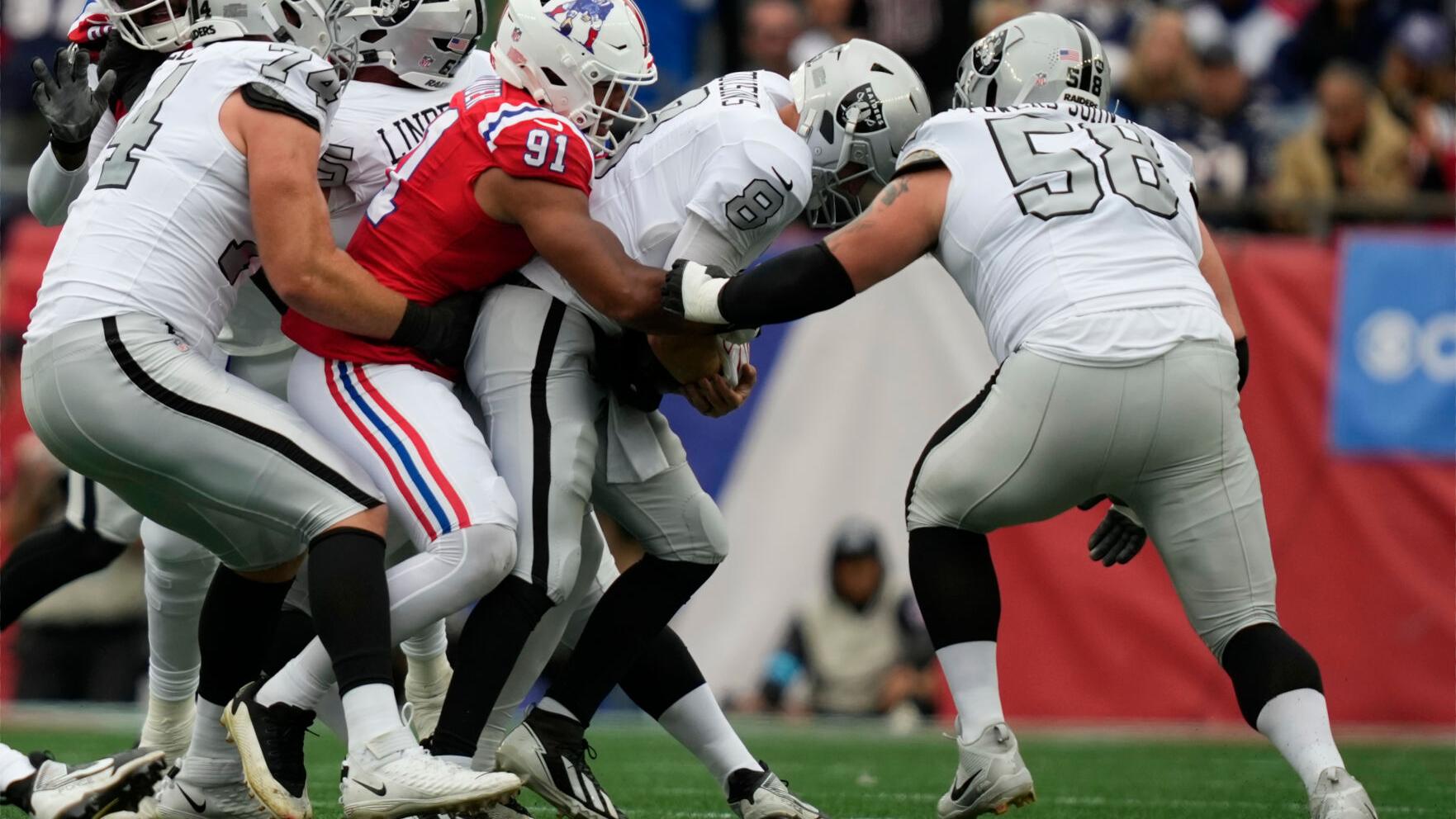 Raiders Patriots Football