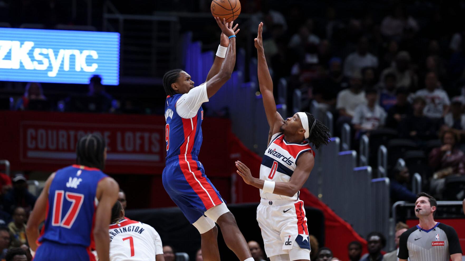 Pistons Wizards Basketball