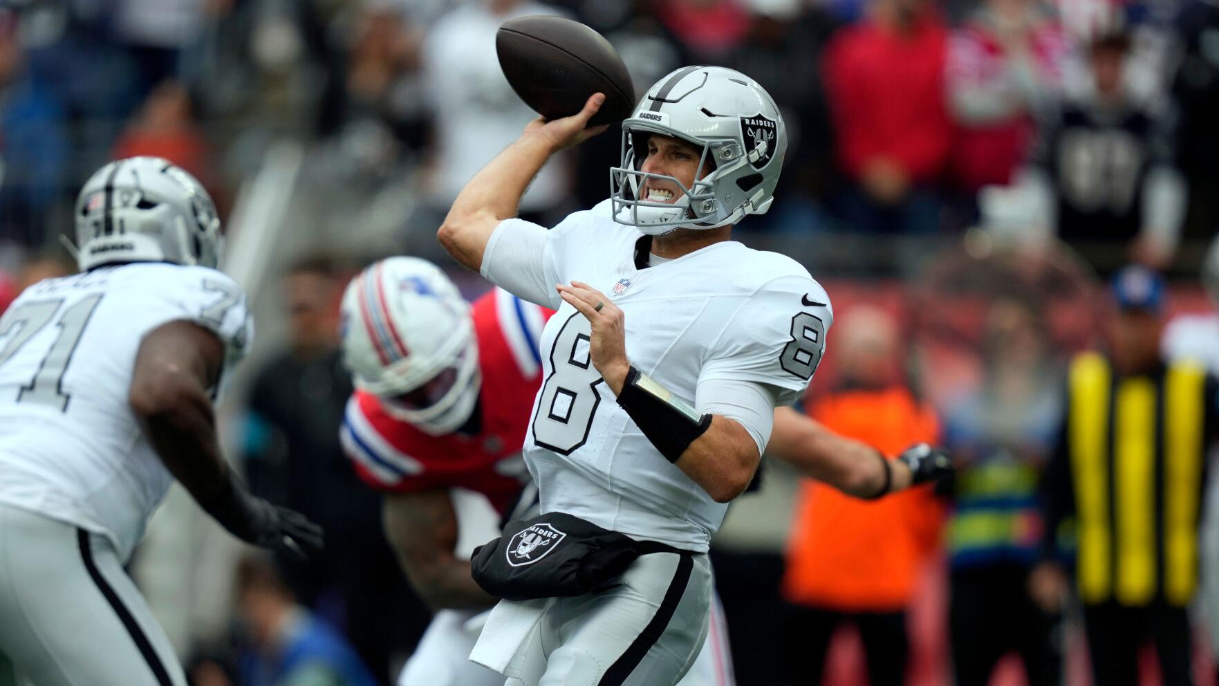 Raiders Patriots Football
