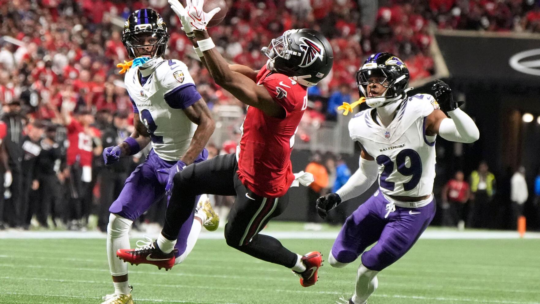 APTOPIX Ravens Falcons Football
