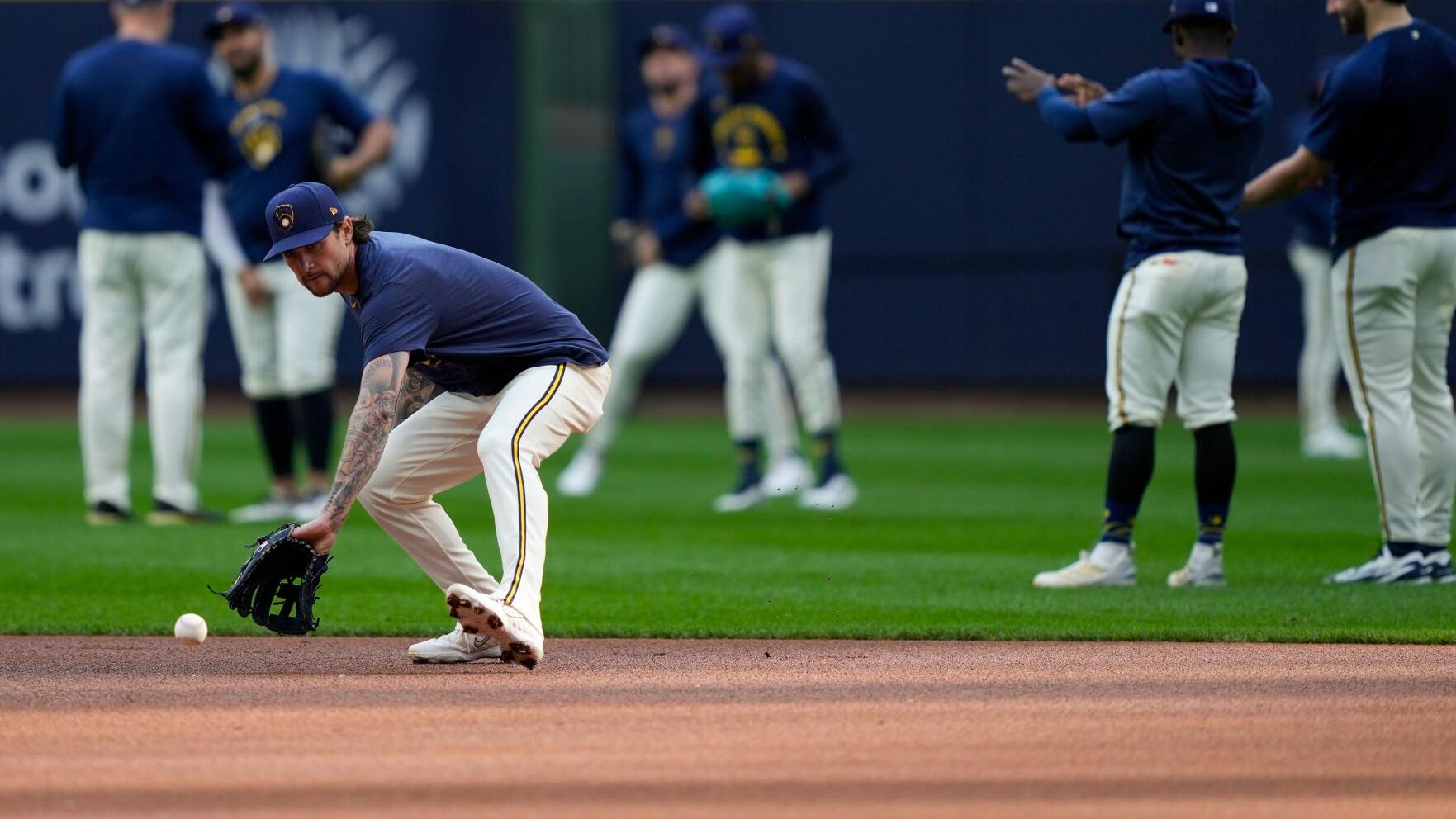 NLCS Dodgers Brewers Baseball