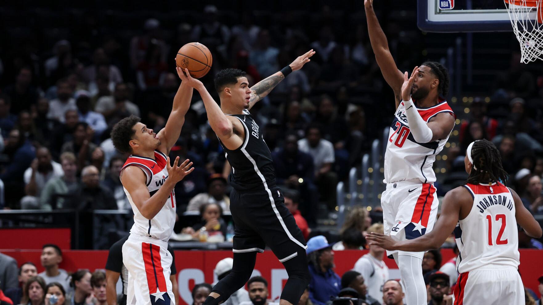 Nets Wizards Basketball