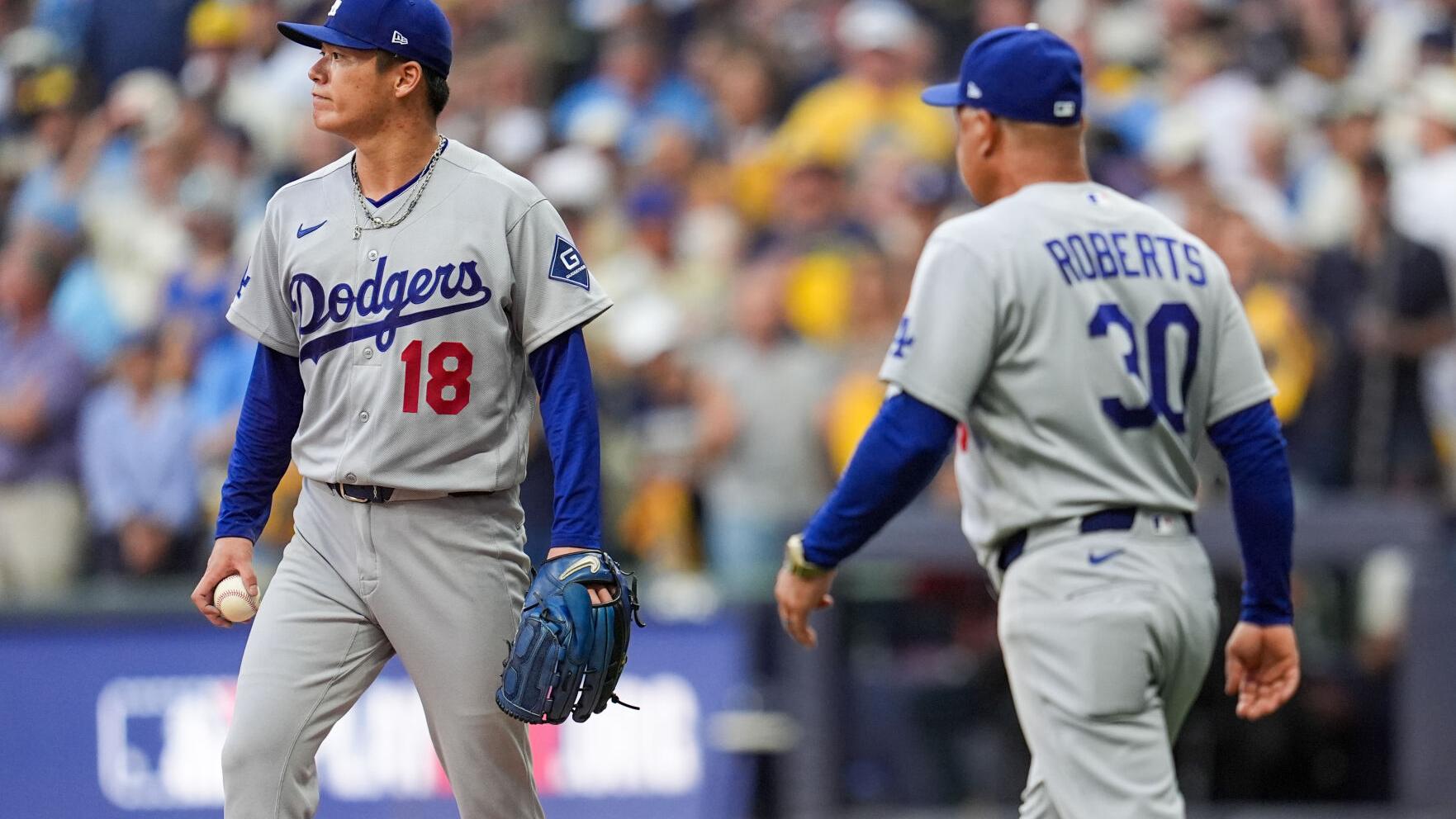 APTOPIX NLCS Dodgers Brewers Baseball