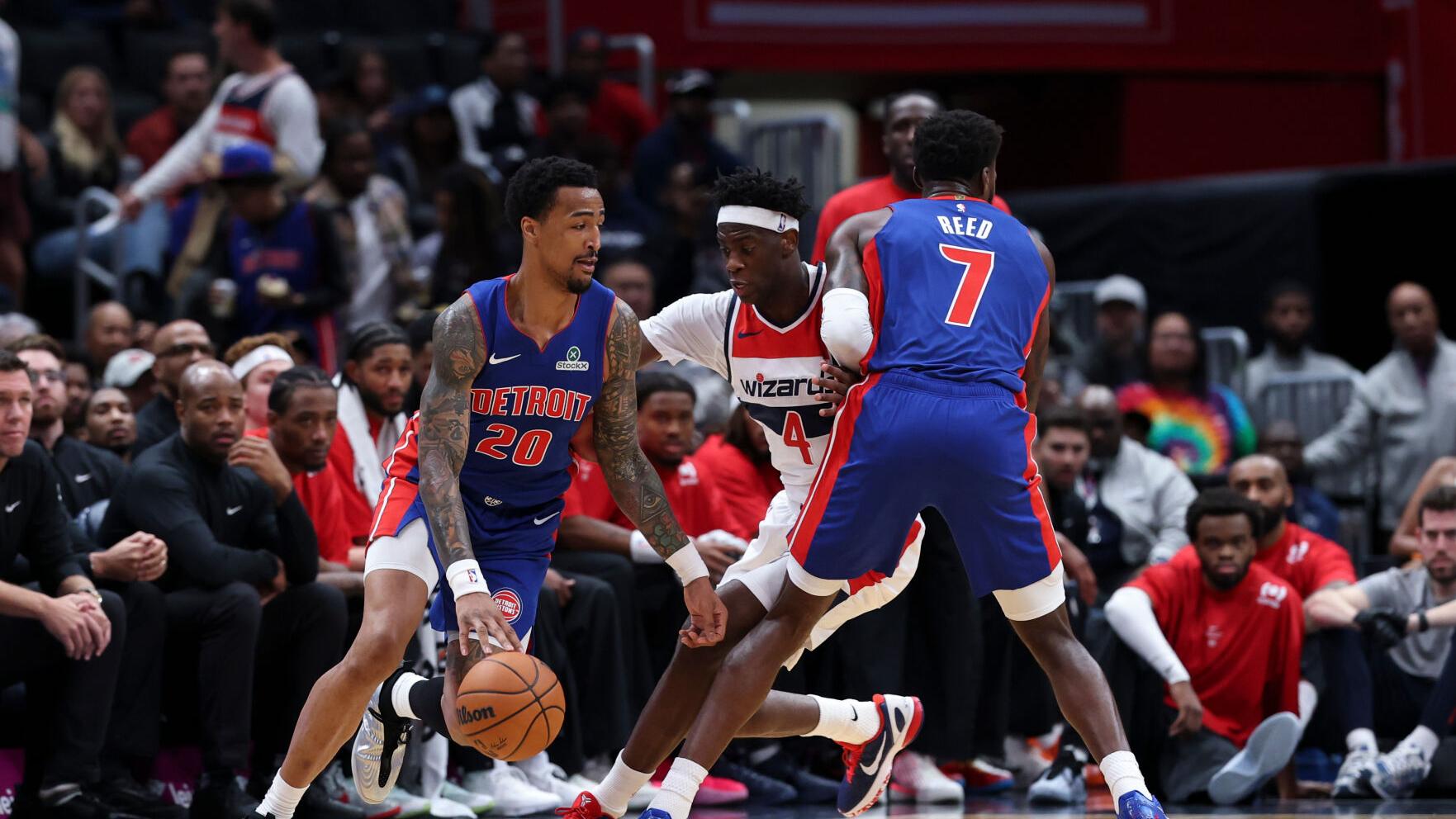 Pistons Wizards Basketball